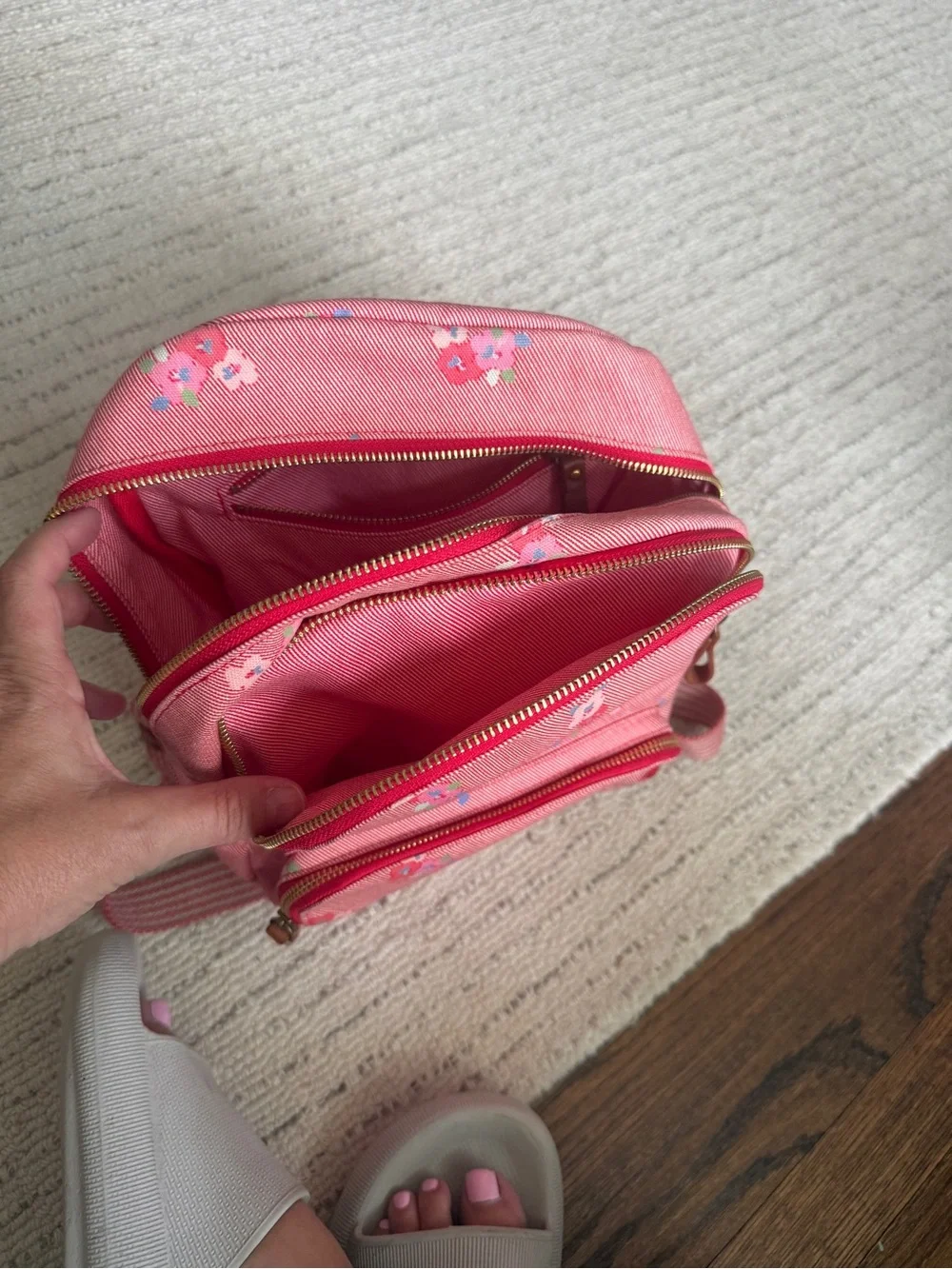 Cath Kidston Pink Floral Kids Mini Backpack